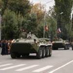 Парад в честь 19-летия провозглашения Республики Южная Осетия