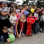 Парад в честь 19-летия провозглашения Республики Южная Осетия