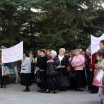 Митинг в Цхинвале