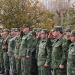 Построение североосетинского миротворческого батальона